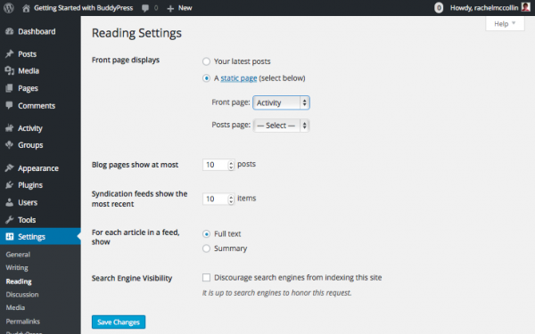 buddypress-reading-settings