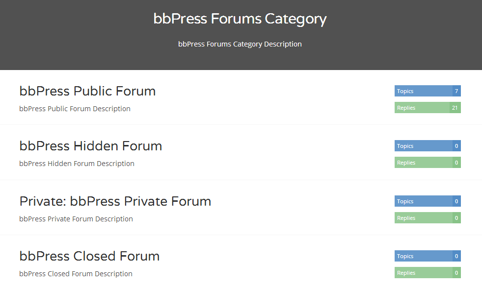 forums