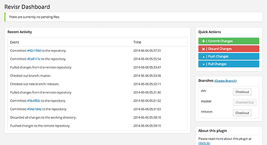 revisr-main-dashboard