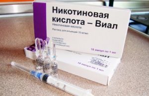 Никотиновая кислота в ампулах для роста волос
